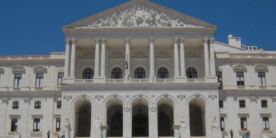 Edifício da Assembleia da república portuguesa em Lisboa onde se discute o Orçamento do Estado