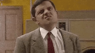 Mister Bean frustrado